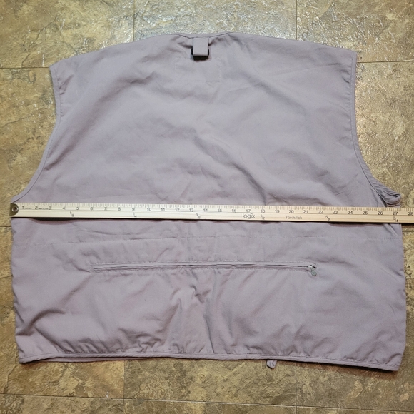 Rio Bravo By Prestige Fishing Vest Adult XXL Tan Canvas Full Zip Pockets - Picture 12 of 12